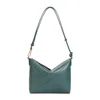 Loewe Leather Puzzle Pouch Bag In Green