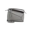 Loewe Geometric Origami-inspired Structured Handbag In Gray
