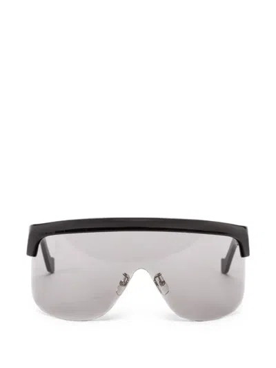 Pre-owned Loewe Show D-frame Shield Sunglasses In Black