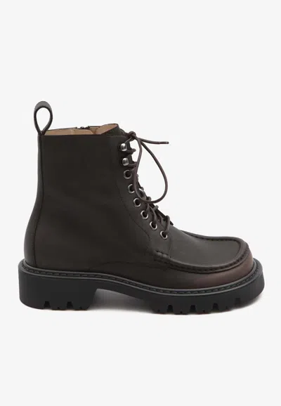 Loewe Sierra Ankle Boots In Black