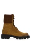 Loewe Sierra Suede Combat Boots