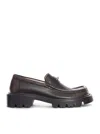 Loewe Sierra Loafer Moccasin In Brown