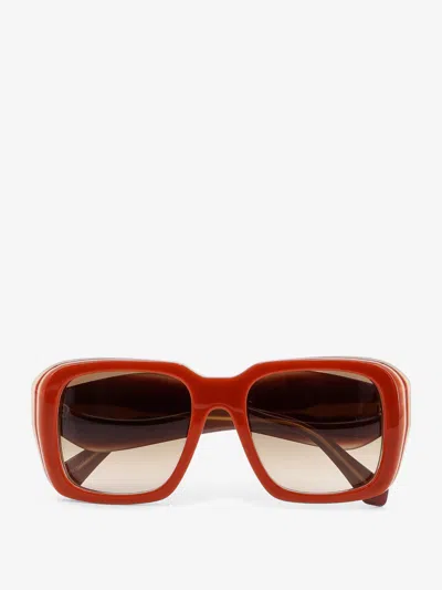 Loewe Sierra Sunglasses In Red