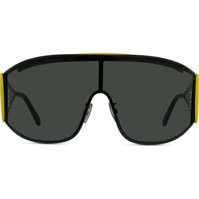 Loewe Signature 138mm Mask Sunglasses In Black
