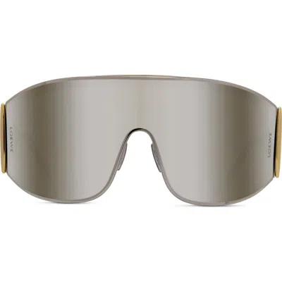 Loewe Signature 138mm Mask Sunglasses In Neutral