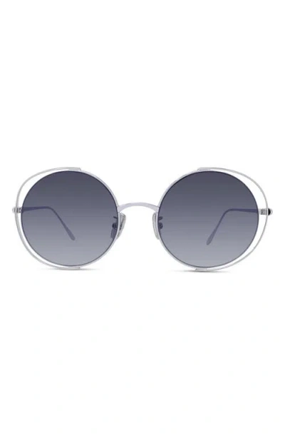 Loewe Signature 54mm Gradient Round Sunglasses In Multi