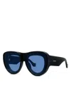Loewe Signature Pilot Sunglasses In Blue