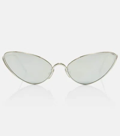 Loewe Signature Cat-eye Sunglasses In Metallic