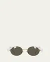 Loewe Signature Floral Metal Sunglasses