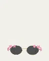 Loewe Signature Floral Metal Sunglasses