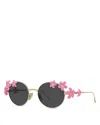 Loewe Signature Floral Metal Sunglasses