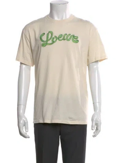 Pre-owned Loewe Signature Logo Graphic Print T-shirt