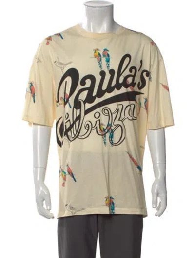 Pre-owned Loewe Signature Logo Graphic Print T-shirt In Neutral