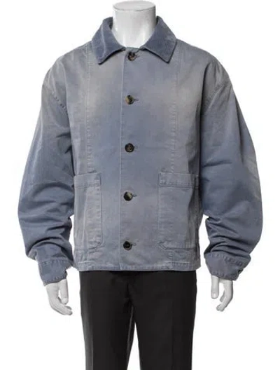 Pre-owned Loewe Signature Logo Jacket In Blue