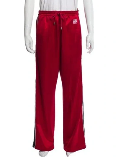 Pre-owned Loewe Signature Logo Joggers In Red