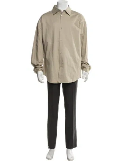 Pre-owned Loewe Signature Logo Long Sleeve Shirt In Neutrals