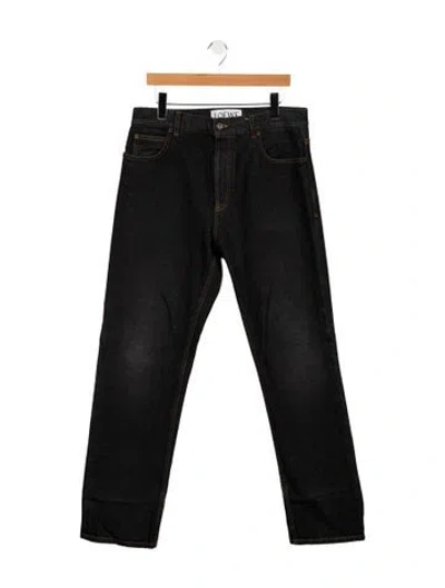 Pre-owned Loewe Signature Logo Skinny Jeans In Black