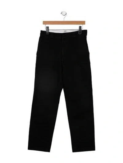 Pre-owned Loewe Signature Logo Straight-leg Jeans In Black