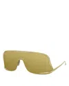 Loewe Shield Mask Sunglasses In Yellow