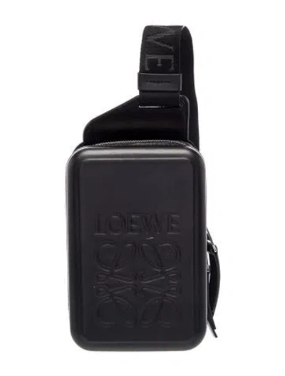Pre-owned Loewe Signature Molded Sling 2023 In Black