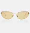 Loewe Signature Oval Metal Sunglasses