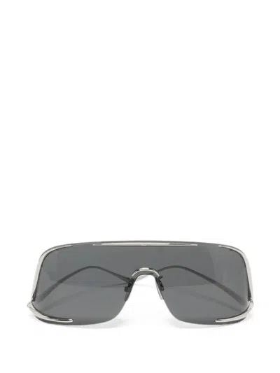 Pre-owned Loewe Signature Shield Sunglasses In Gray