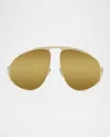Loewe Signature Lw40180u 30g In Shiny Endura Goldbrown Mirror