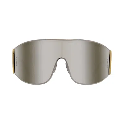 Pre-owned Loewe Signature 'shiny Palladium/smoke Mirror' | Grey | Men's Size Onesize