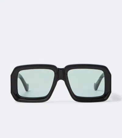 Loewe Signature Square Sunglasses In Black
