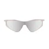 Loewe Lw40165u Signature 16c Argento Sunglasses In White