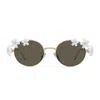 Loewe Lw40173u Signature 30e Oro Sunglasses In Gold