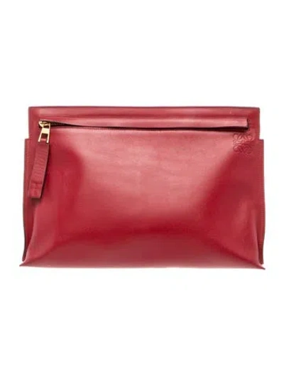 Pre-owned Loewe Signature T In Red
