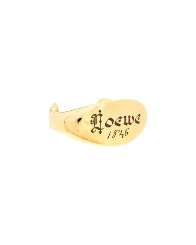 Loewe Signet Cuff In Gold