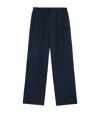 Loewe Silk Anagram Wide-leg Trousers
