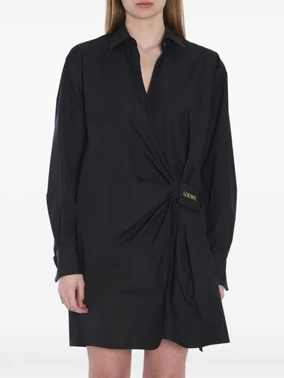 Loewe Silk And Cotton Blend Shirt Dress