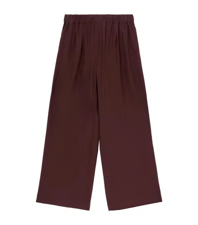 LOEWE SILK-BLEND PYJAMA TROUSERS