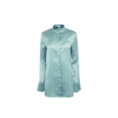 Loewe Silk Blend Striped Shirt Women