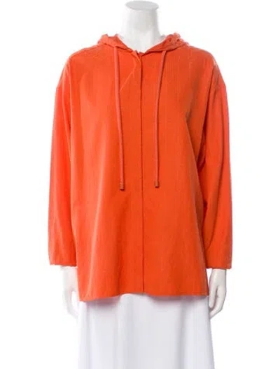 Pre-owned Loewe Silk Evening Jacket In Red