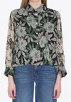 Loewe Silk Shirt In Multicolor