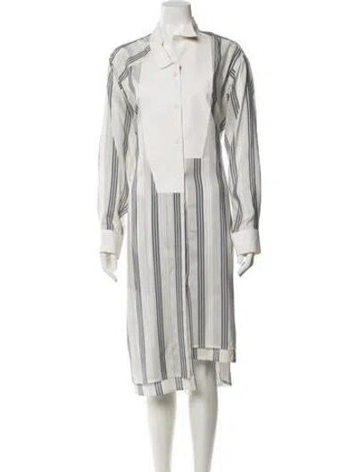 Pre-owned Loewe Silk Midi Length Dress In Multi