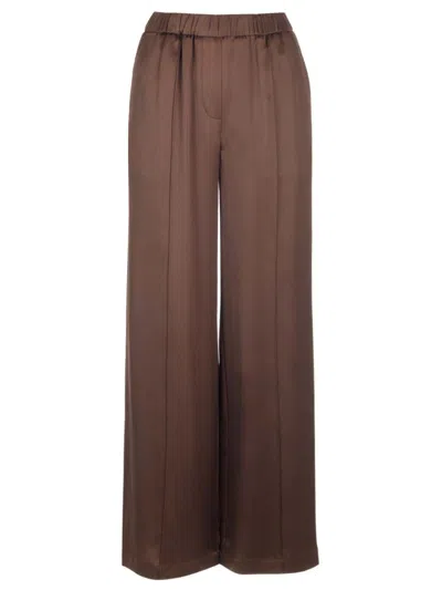 Loewe Silk Pyjama Trousers Brown