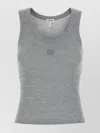 Loewe Silk Ribbed Scoop Neck Tank Top