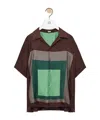 Loewe Albers Bowling Shirt Shirts Multicolor In Brown
