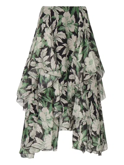 LOEWE LOEWE SILK SKIRT