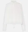 Loewe White Balloon-sleeve Silk Shirt