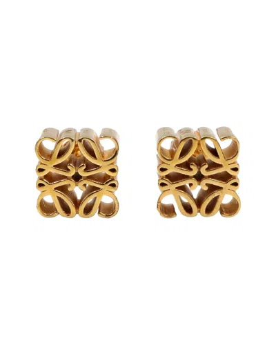 Pre-owned Loewe Silver Earrings Gold (authentic Pre-loved)