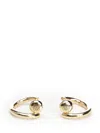 Loewe Silver Hoop Earrings Jewelry Gold In Gold