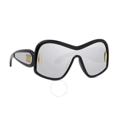 LOEWE LOEWE SILVER MIRROR MASK UNISEX SUNGLASSES LW40131 01C 144