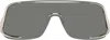 Loewe Signature D-frame Silver-tone Sunglasses In Gray