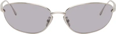 Loewe Silver Signature Metal Sunglasses